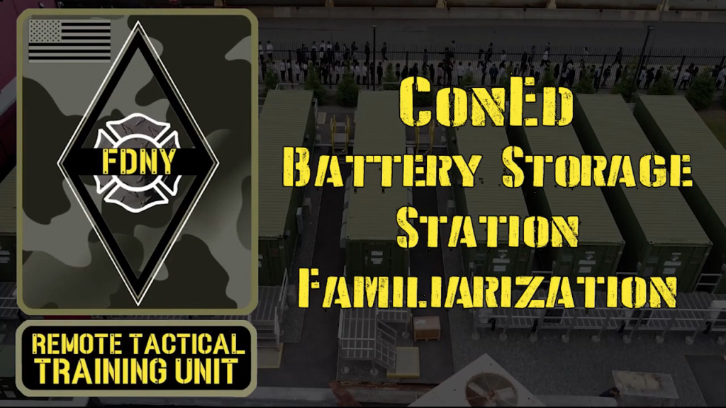 Coned battery storage station familiarization 