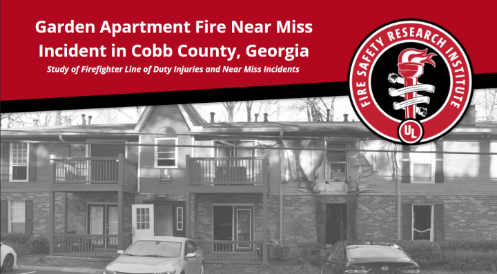 Study of Firefighter Line of Duty Injuries and Near Misses-Garden Apartment Fire Near Miss Incident in Cobb County, Georgia
