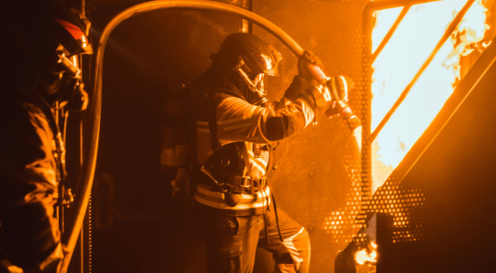 Experiments investigating toxic chemicals in firefighter gear