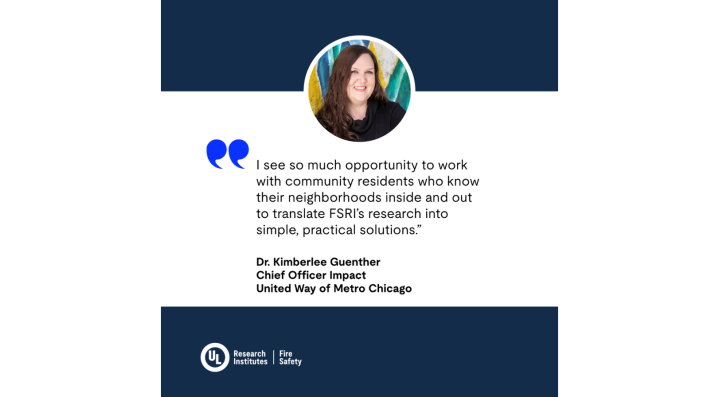 Dr.Kimberlee Guenther joins UL's FSRI Advisory Board 
