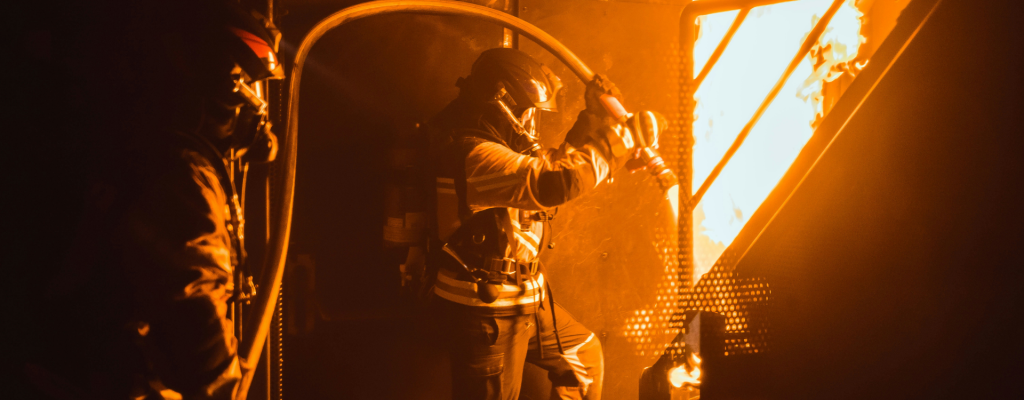 Experiments investigating toxic chemicals in firefighter gear