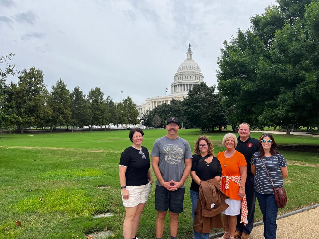TAC members, PAC members, and FSRI staff touring the U.S. Capitol during the Washington, D.C., meeting.