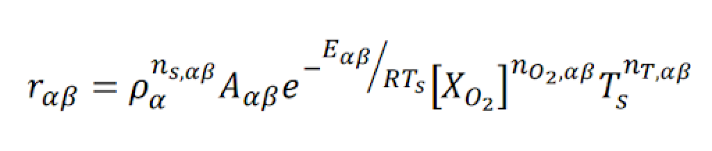 Arrhenius-type kinetics equation 