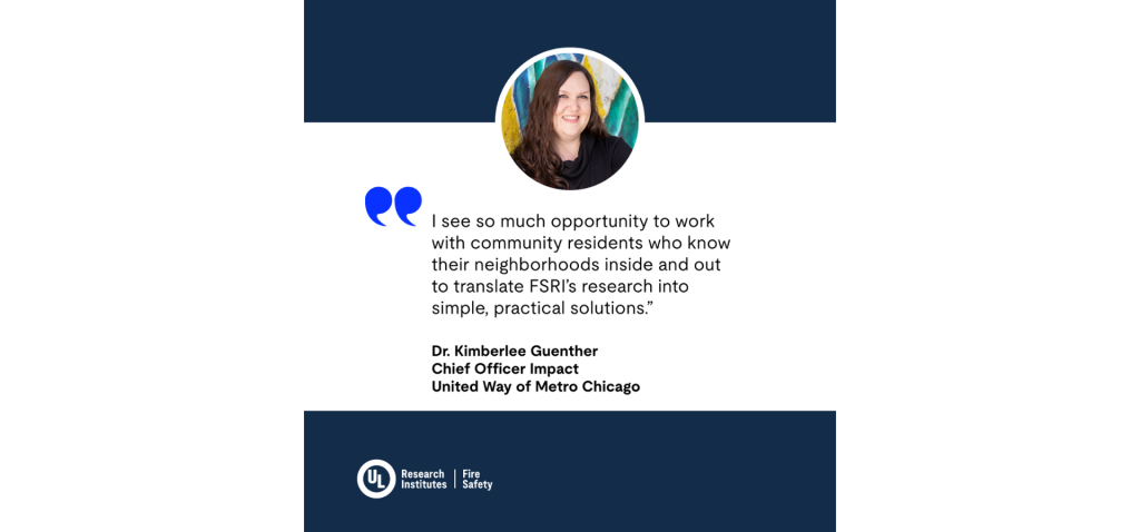 Dr.Kimberlee Guenther joins UL's FSRI Advisory Board 