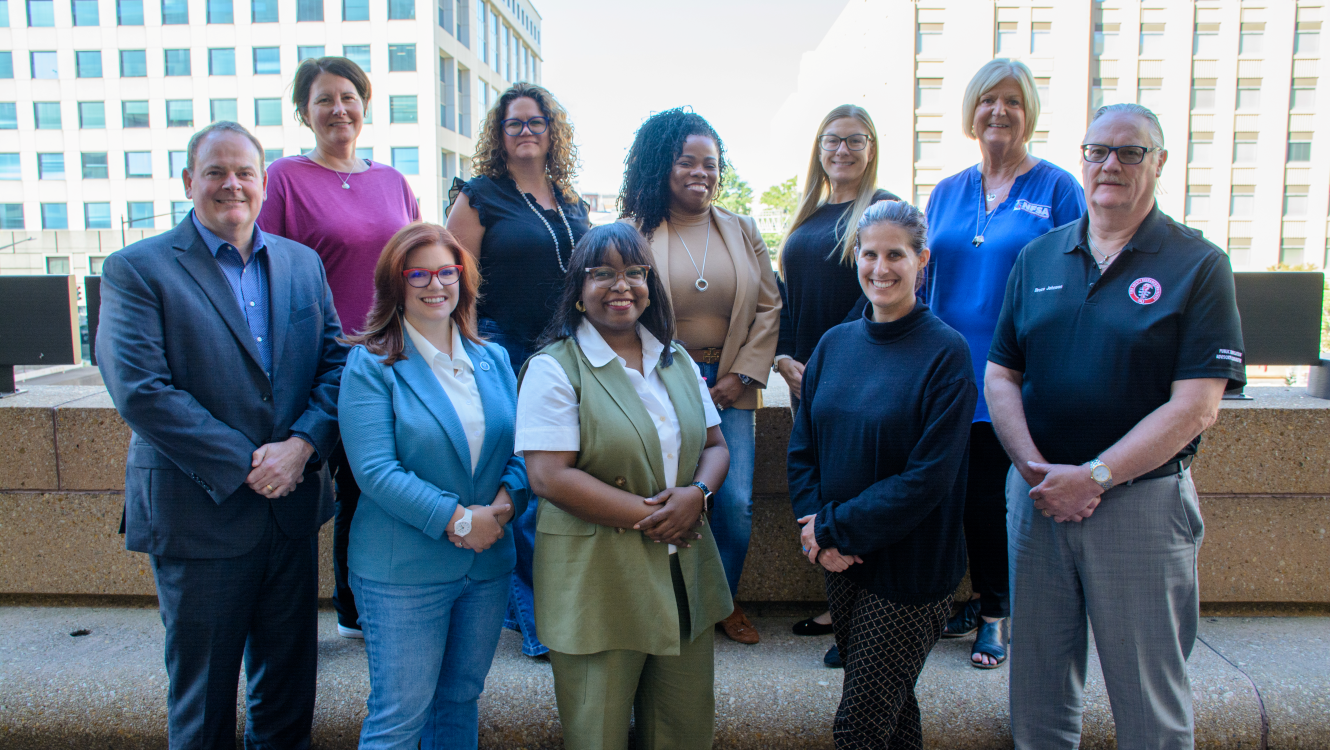 Group photo of Public Safety Education Advisory Committee members