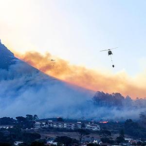 A wildland-urban interface fire incident