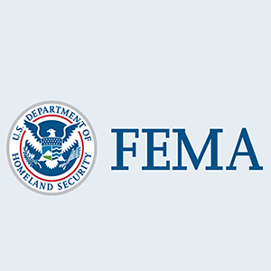 FEMA logo in blue