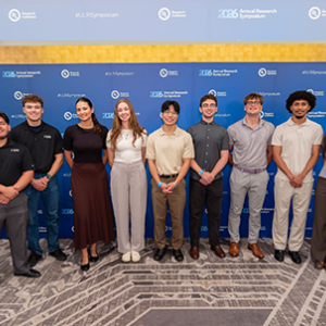 Posed group shot of the 2026 ULRI Fire Safety Research Institute’s interns